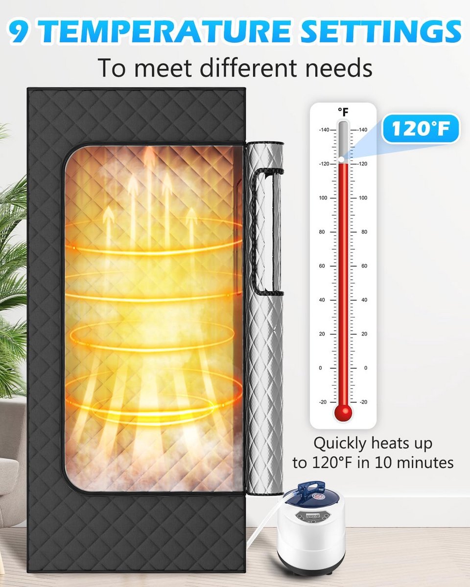 Wat vinden we goed aan de Draagbare Stoomsauna XL - Persoonlijke Thuis Spa