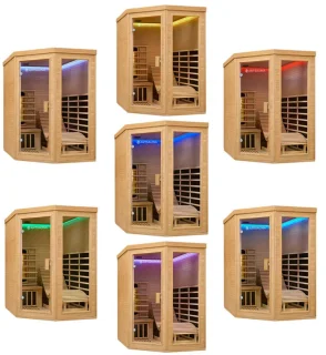 Esbjerg Infraroodcabine 2-Persoons 130x190x190 cm