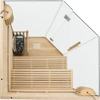 Espoo 150 Premium Binnensauna - 150x150x200 cm