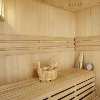 Espoo 150 Premium Binnensauna - 150x150x200 cm