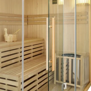 Espoo 150 Premium Binnensauna - 150x150x200 cm