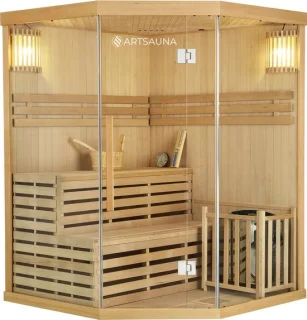 Espoo 150 Premium Binnensauna - 150x150x200 cm