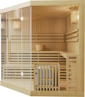 Espoo200 Premium Binnensauna 200x200x200 cm