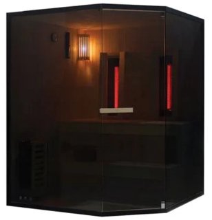 De Fonteyn Finn 3 Combi Hoeksauna in één oogopslag