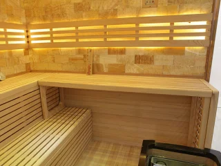 Haviklux Sauna Prisma 220 Hemlock met kachel