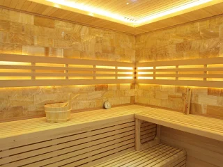 Haviklux Sauna Prisma 220 Hemlock met kachel