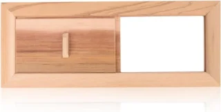 Herchr sauna ventilatiegrille 30x30 cm wit