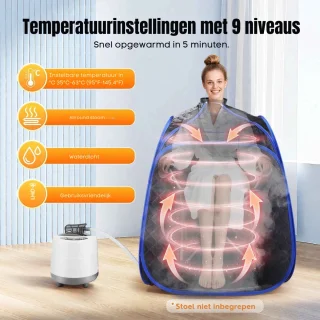 Wat vinden we goed aan de HomeSpa Draagbare Stoomsauna Opvouwbare Saunatent