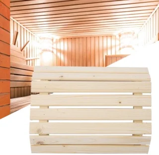 Houten sauna lampenkap