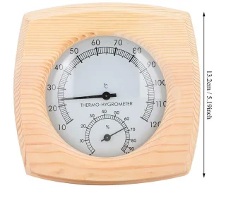 Houten Sauna Thermo-Hygrometer 2-in-1