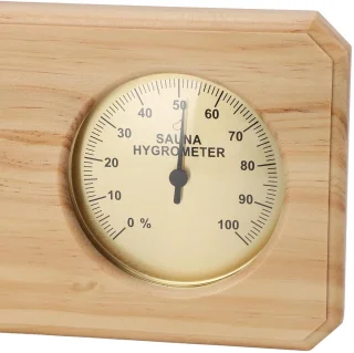 Houten sauna thermometer en hygrometer