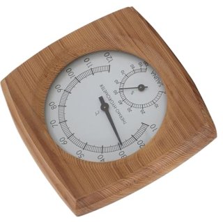 De Houten saunahygrometer in één oogopslag