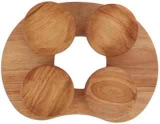 Houten saunakussen met draaifunctie
