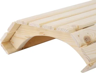 Houten saunalampenkap 30 cm