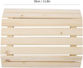 Houten saunalampenkap 30 cm