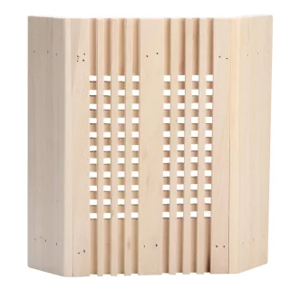 Houten saunalampenkap voor wandmontage