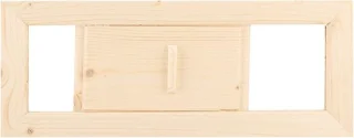 Houten ventilatierooster rechthoekig