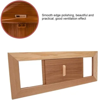 Wat vinden we goed aan de Houten ventilatierooster voor sauna en stoomcabine