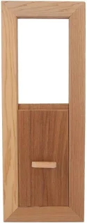 Houten ventilatierooster voor sauna, hamam of stoomcabine