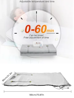 InfraCozy Infrarood Sauna Deken 180x80cm
