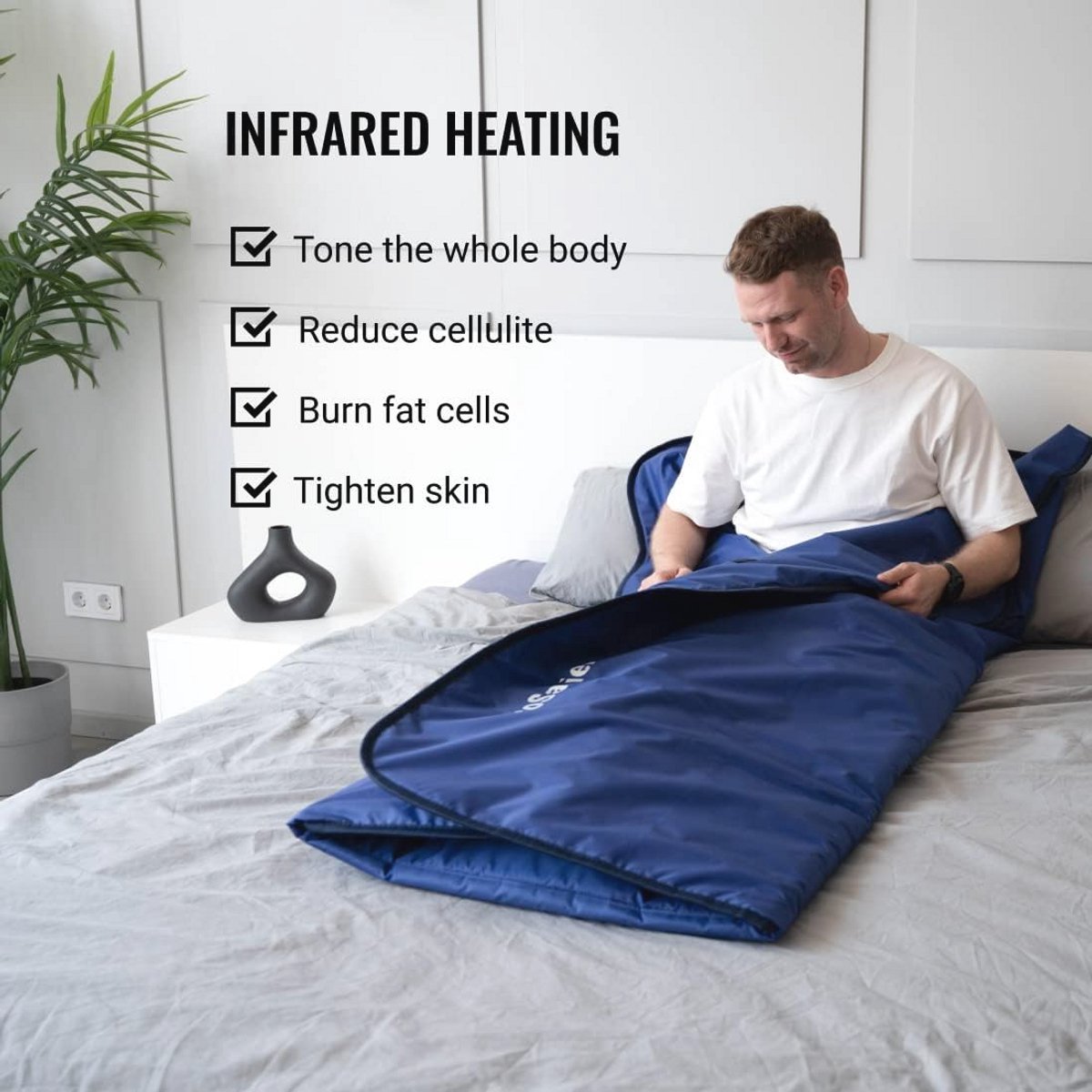Wat vinden we goed aan de Infrarood Sauna Deken 180x220 cm met Afstandsbediening