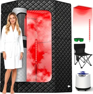 Infrarood sauna voor thuis met stoomkoker 1200 W