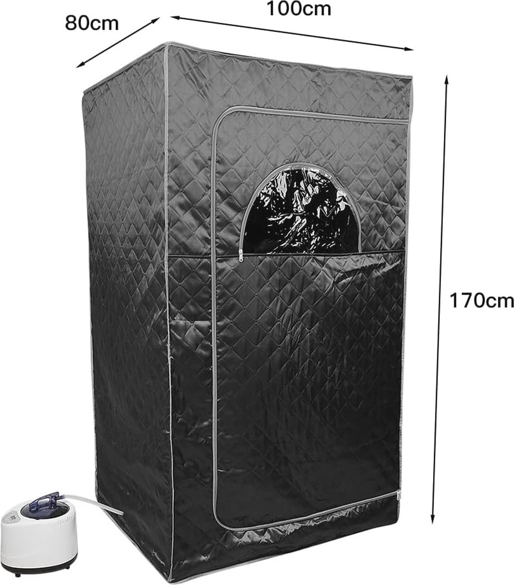 Wat vinden we goed aan de Infrarood Stoomsauna Draagbare Saunabox 4 Kookplaten