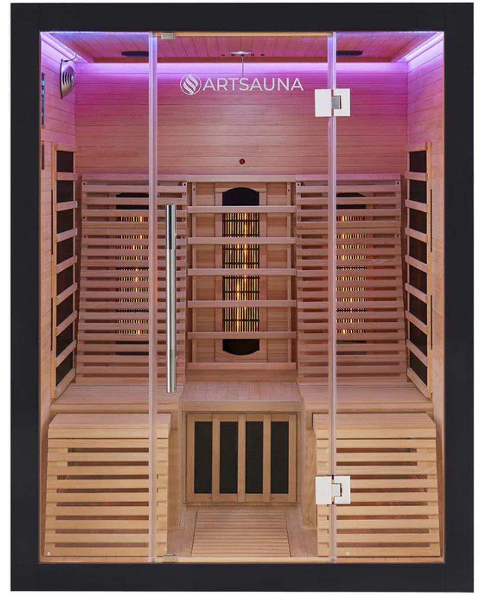 Wat vinden we goed aan de Infraroodcabine Helsinki 150x150 Zwart