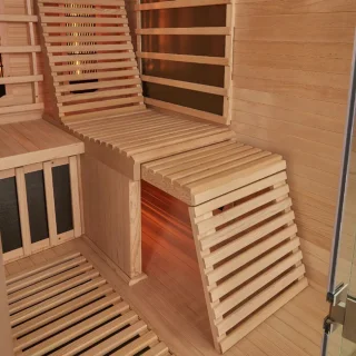 Infraroodcabine Helsinki 150x150 Zwart