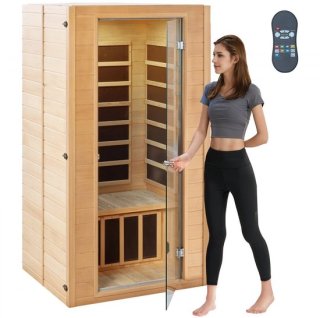 Infraroodcabine Hemlockhout 1-2 Persoons review