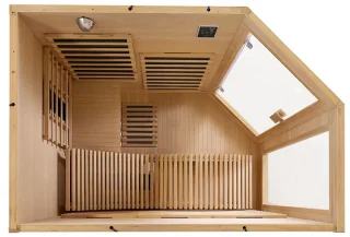 Infraroodcabine Kolding 130x190x190 cm 2 Personen