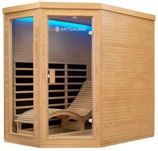 Infraroodcabine Kolding 130x190x190 cm 2 Personen