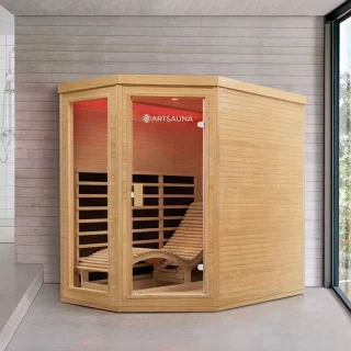 Infraroodcabine Kolding 130x190x190 cm 2 Personen