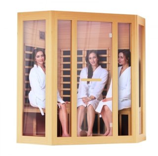 Infraroodsauna 3-4 Persoons Hemlockhout review