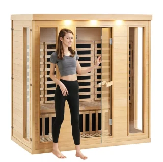 Infraroodsauna Hemlock Saunacabine 3-4 Personen