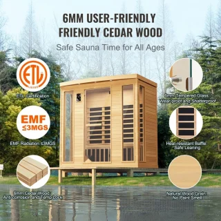Infraroodsauna Hemlock Saunacabine 3-4 Personen