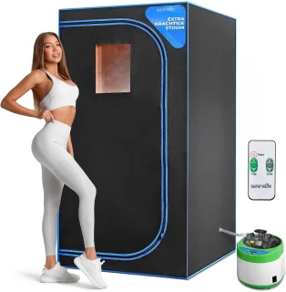 Infraroodsauna Tent 90x90x180 cm Zwart