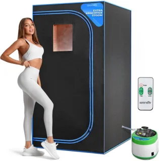 Infraroodsauna Tent 90x90x180 cm Zwart