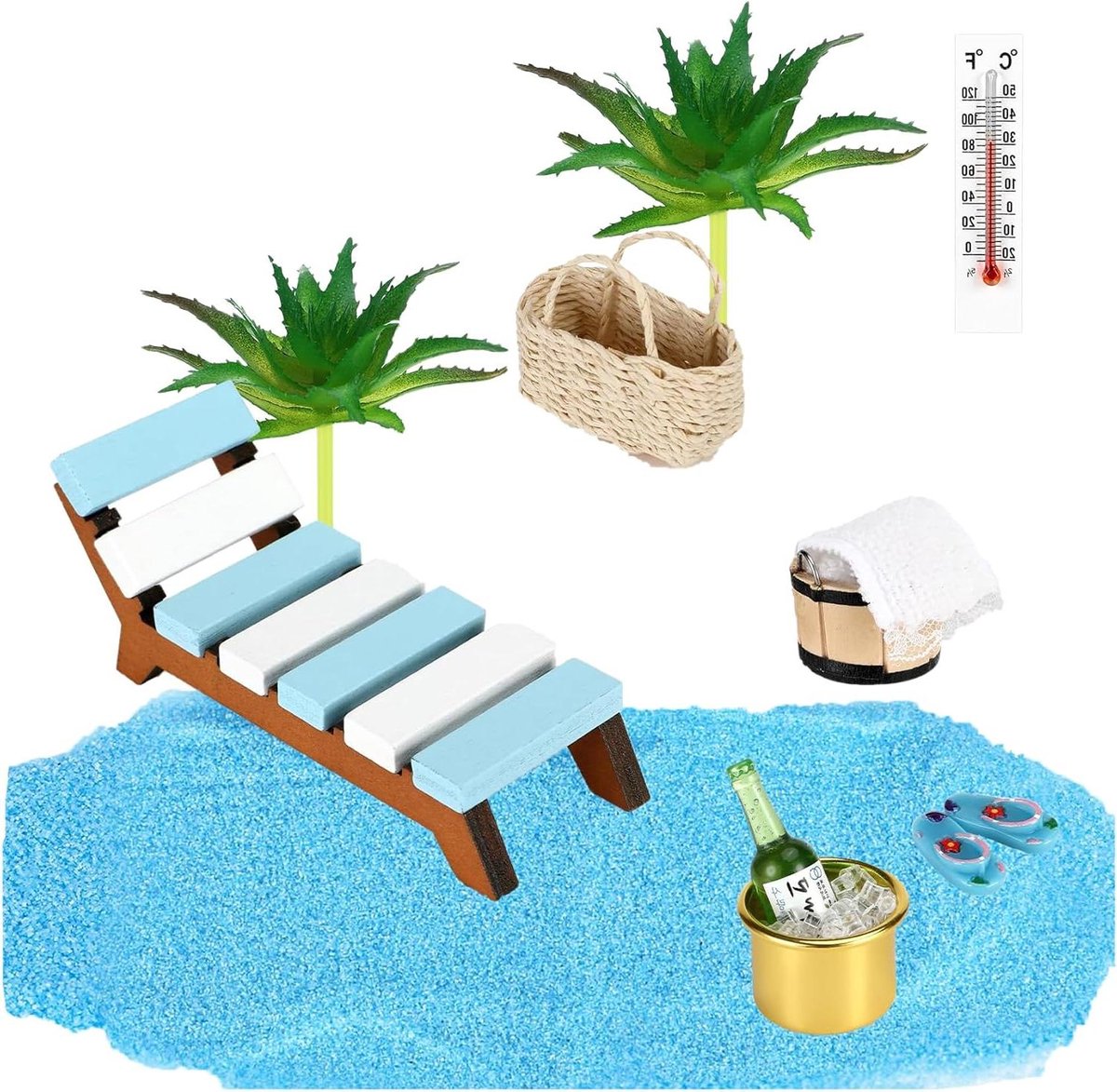 De Inovra Plus Miniatuur Sauna-accessoireset in één oogopslag