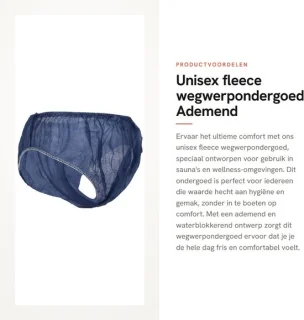 Inovra wegwerpondergoed - pak van 20