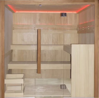 Interhiva Royal De Luxe Finse Sauna 2x2m