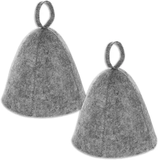 JGS Premium 2-pack Vilten Saunahoed Dames en Heren