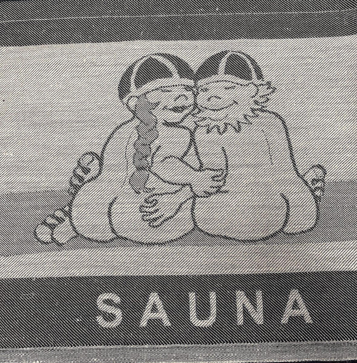 De Jokipiin Linnen Muurpaneel Sauna Man & Vrouw Donker 43x160cm in één oogopslag