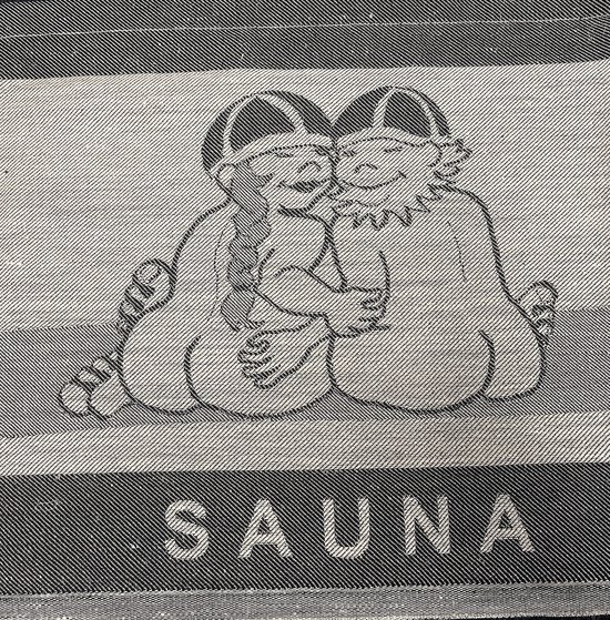 Jokipiin Linnen Muurpaneel Sauna Man & Vrouw Donker 43x160cm review