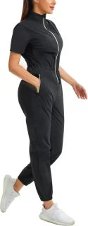 Junlan dames saunapak, sportkleding, zwart, XXL