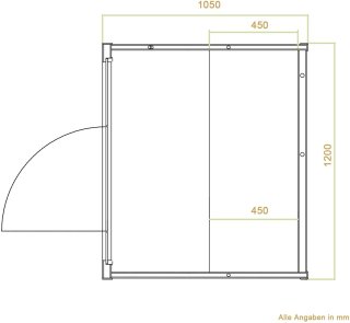 Kiruna Infraroodcabine 120x105x190 cm
