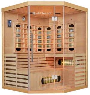 Kiruna infraroodcabine 150x150-200cm 3 persoons