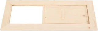 Luchthout Ventilatiepaneel - Sauna Gevelontluchtingsset