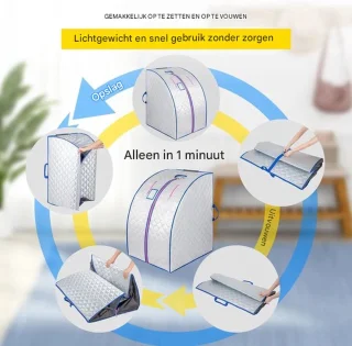 Luxe Draagbare Infrarood Mobiele Sauna 220V