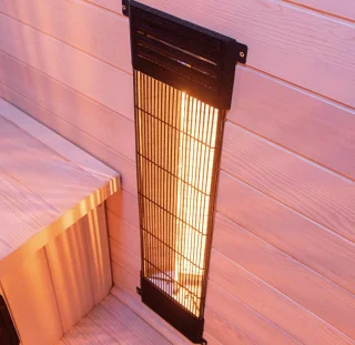 MARA Infraroodcabine 1/2 personen Hemlock Dennenhout Bruin